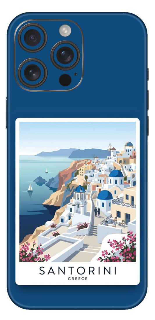 Santorini Greece Mobile Skin
