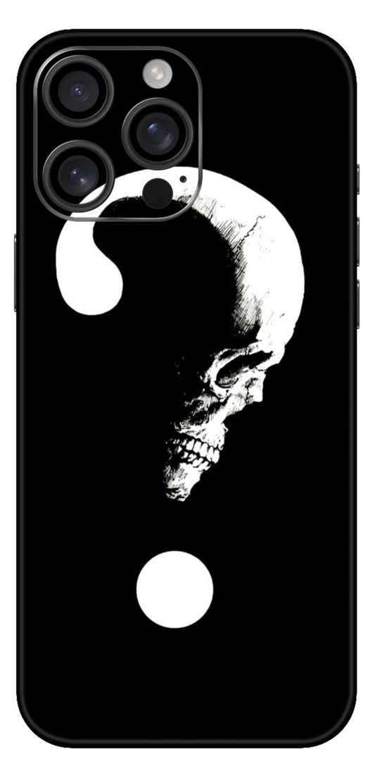 Skull Question Mark Mobile Skin