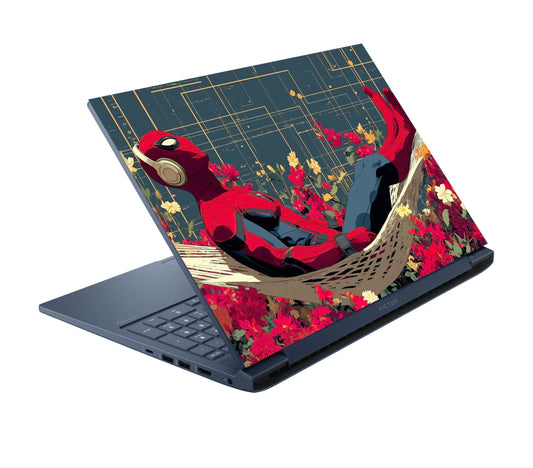 Spiderman Relaxing Laptop Skin