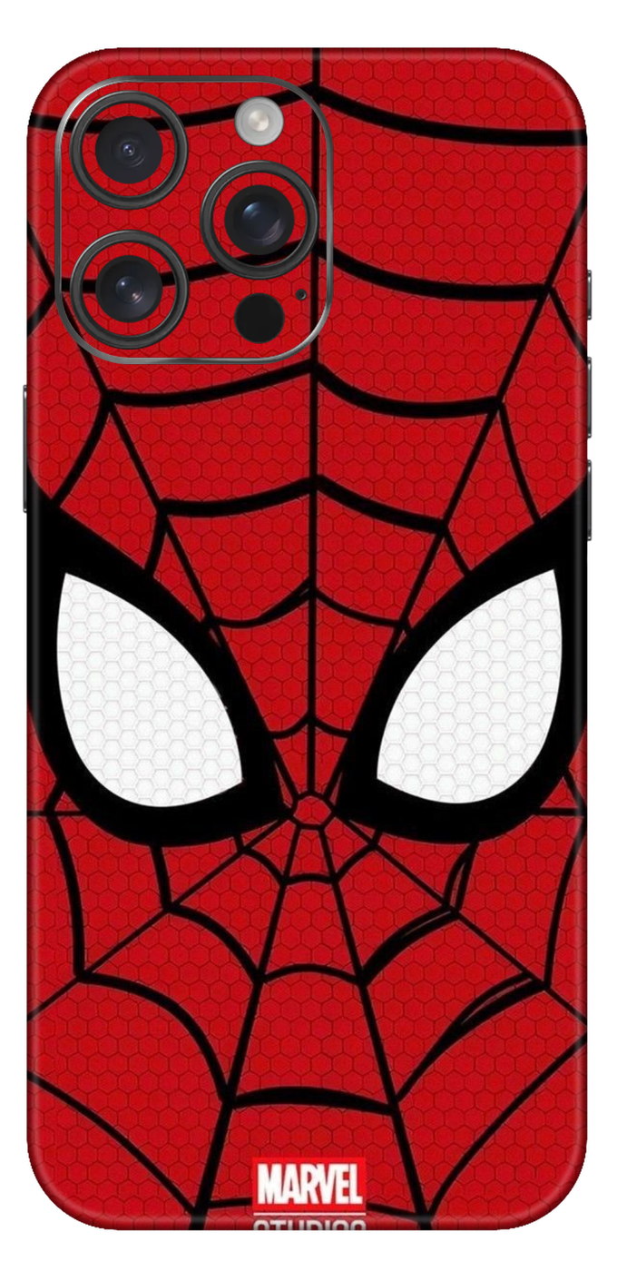 Spiderman Eyes And Web Mobile Skin