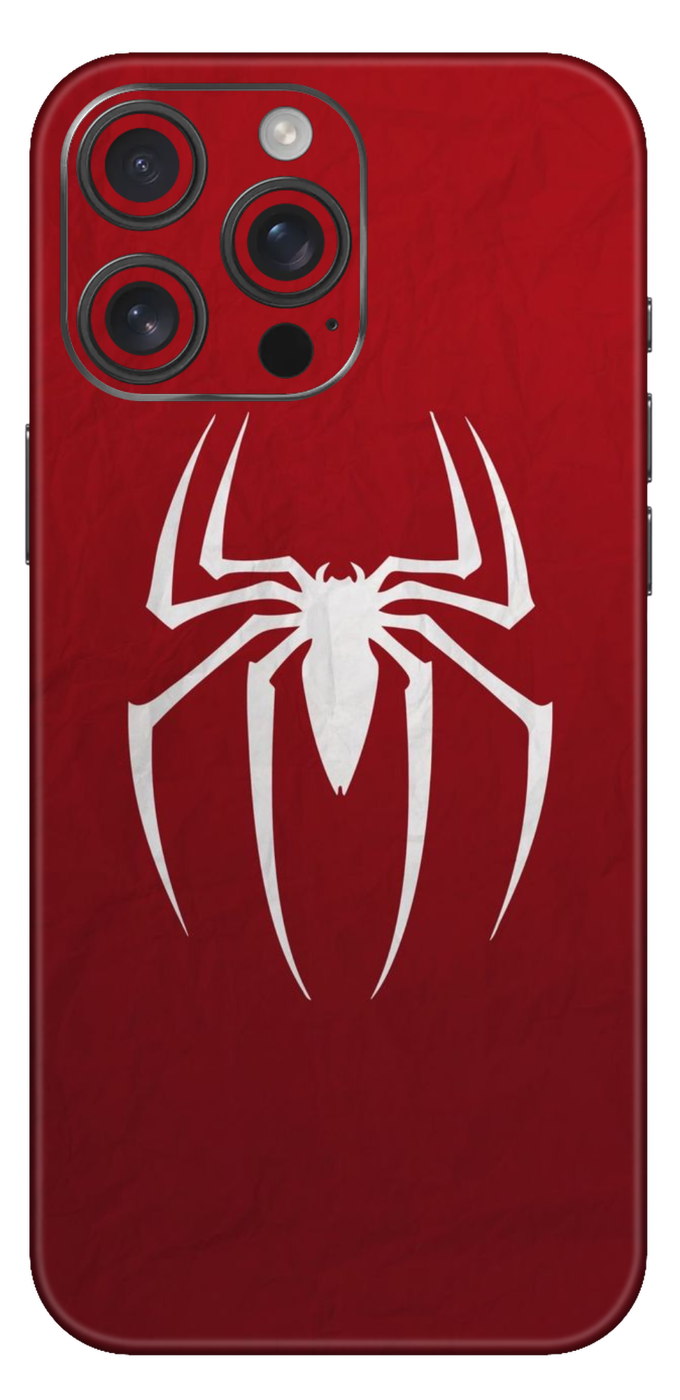 Spiderman Red And White Mobile Skin