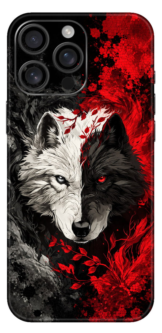 Split Shadow Wolf Mobile Skin