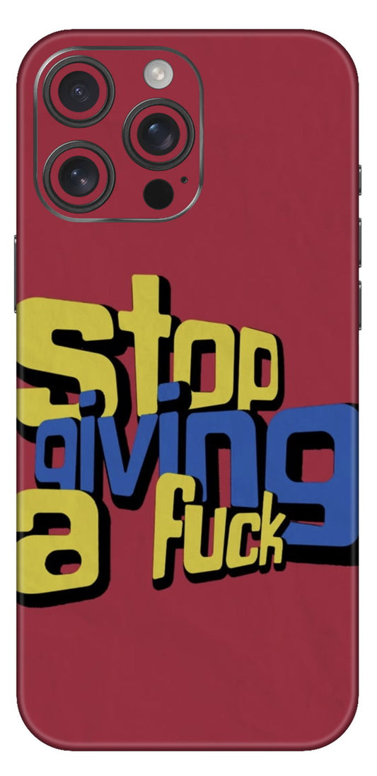 Stop Giving Fuck Mobile Skin