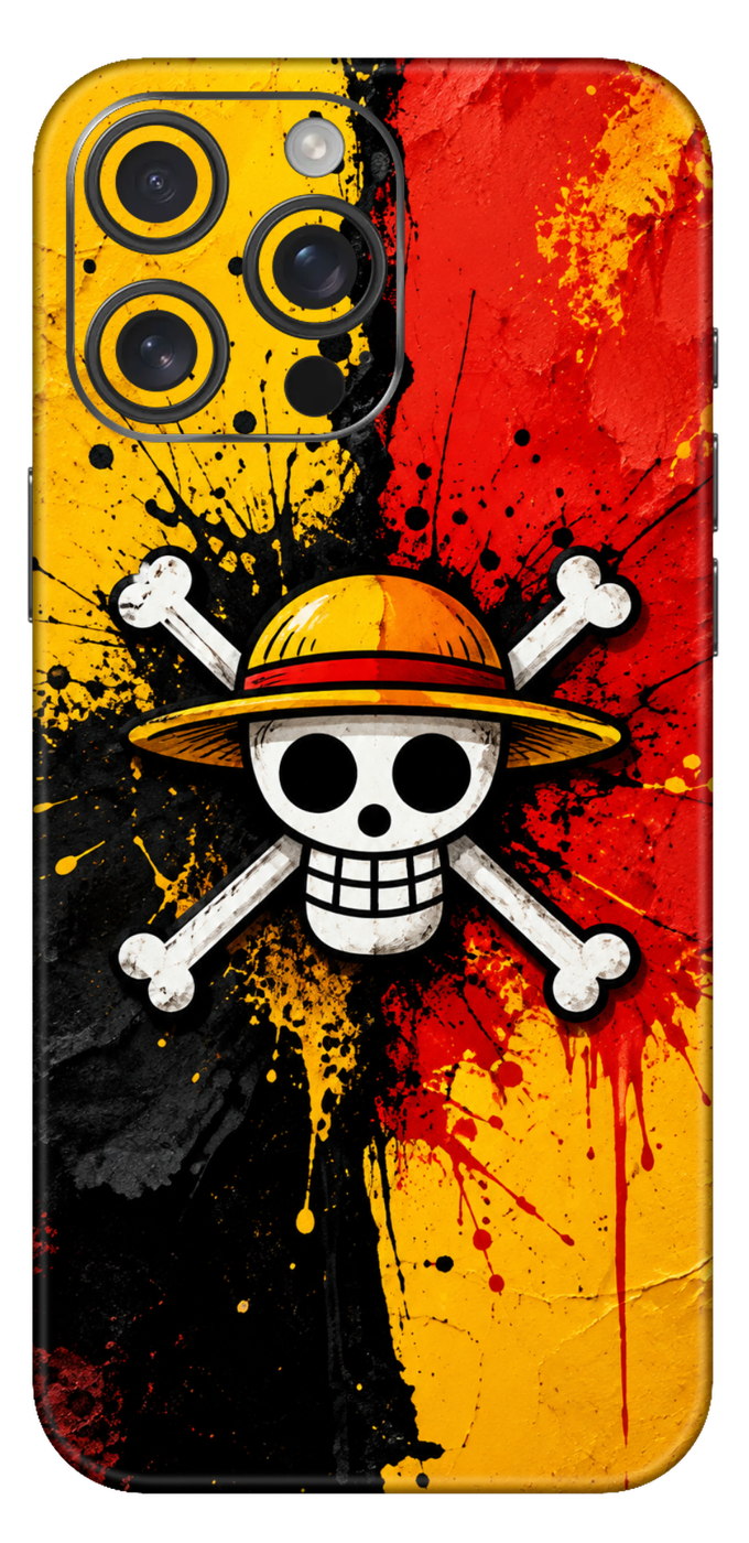 Straw Hat Jolly Roger Mobile Skin