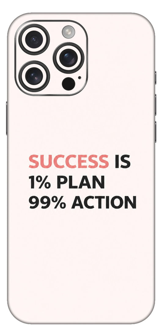 Success Plan And Action Plan Mobile Skin