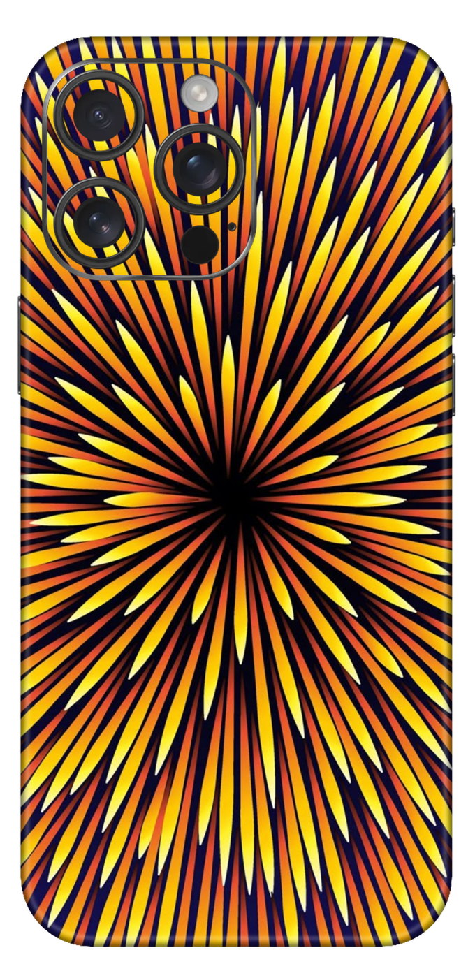 Sunflower Illusion Mobile Skin