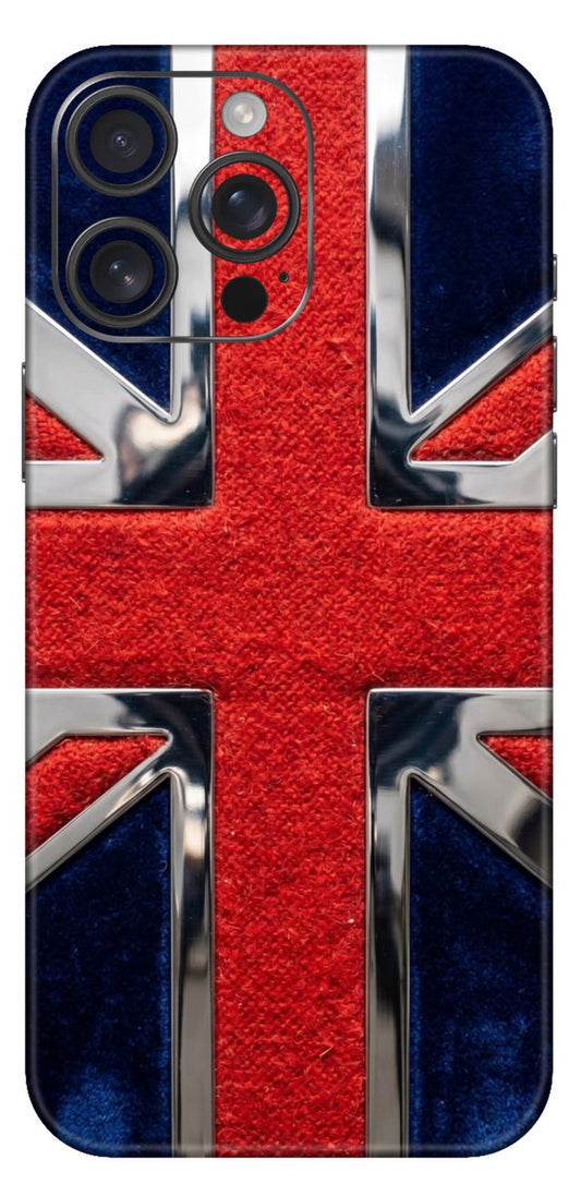 The Union Jack Mettalic Mobile Skin