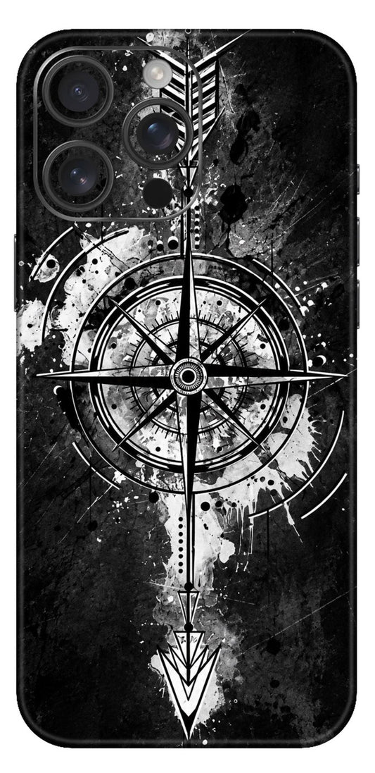 The Grey Compass Mobile Skin