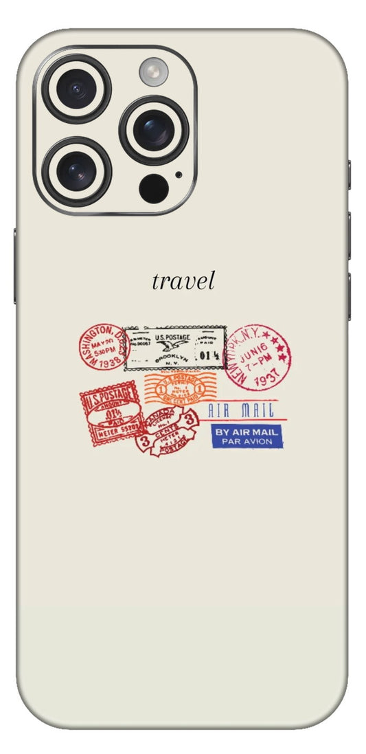 Travel Stamps Mobile Skin