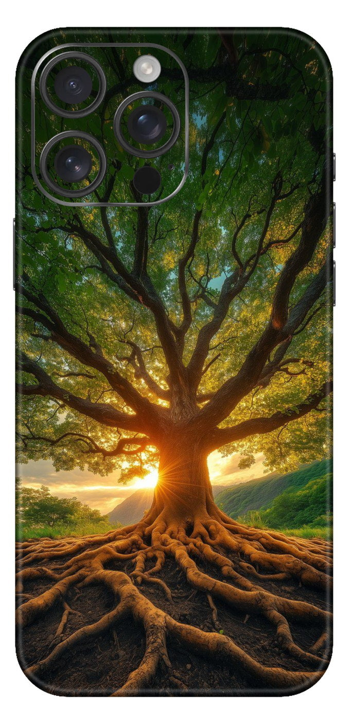 Tree With Roots Mobile Skin