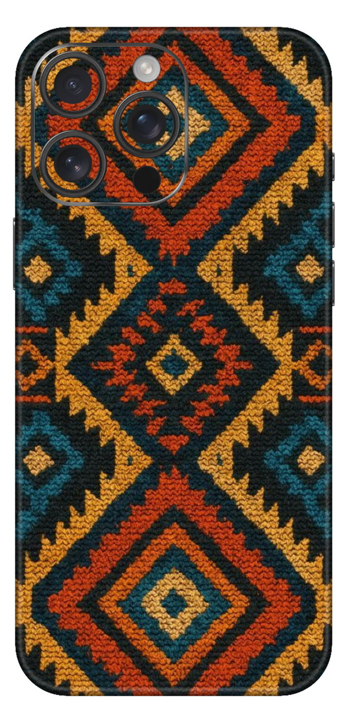Vibrant Geometric Tribal Mobile Skin