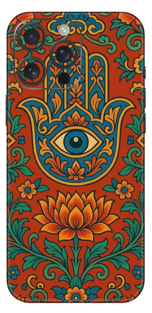 Vibrant Mystical Floral Mobile Skin