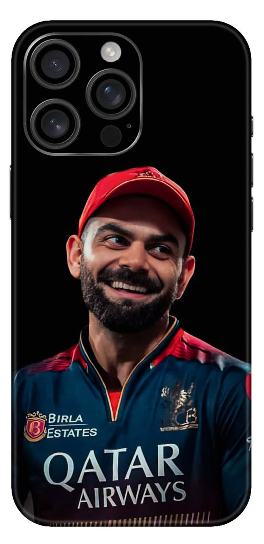 Virat In Rcb Jersey Mobile Skin