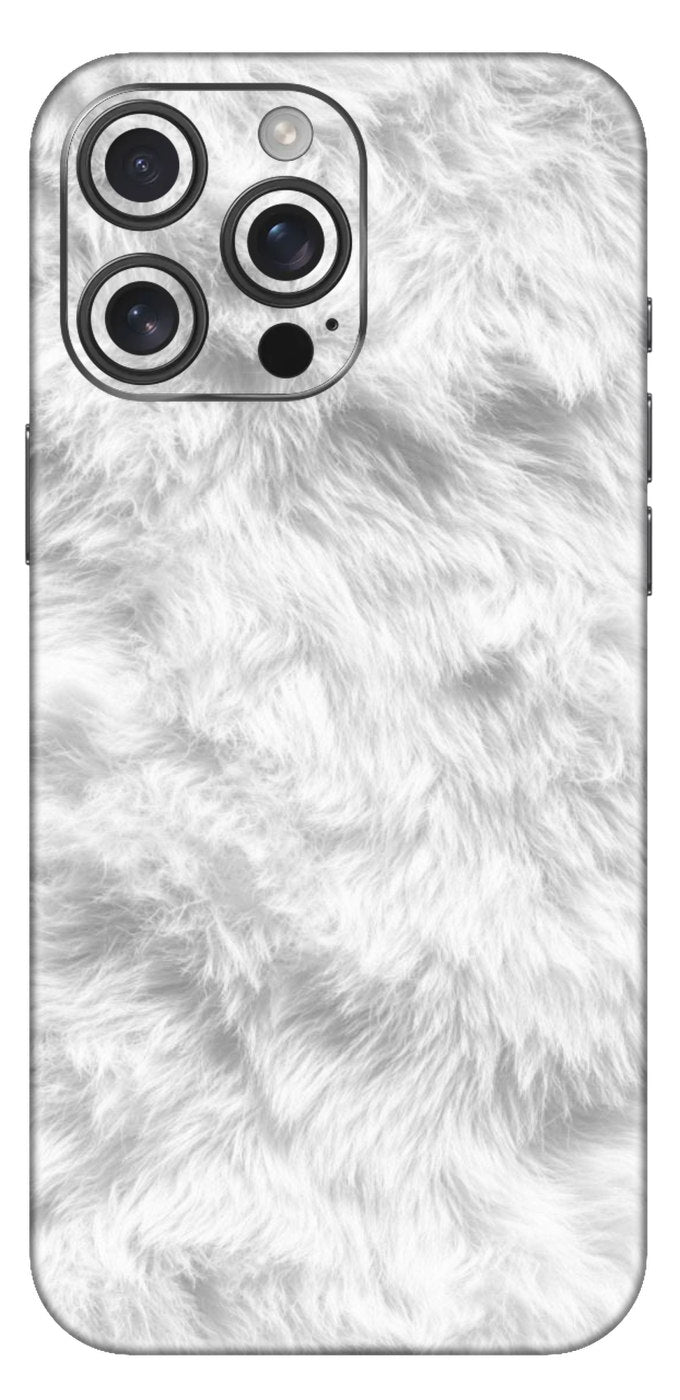 White Fur Mobile Skin