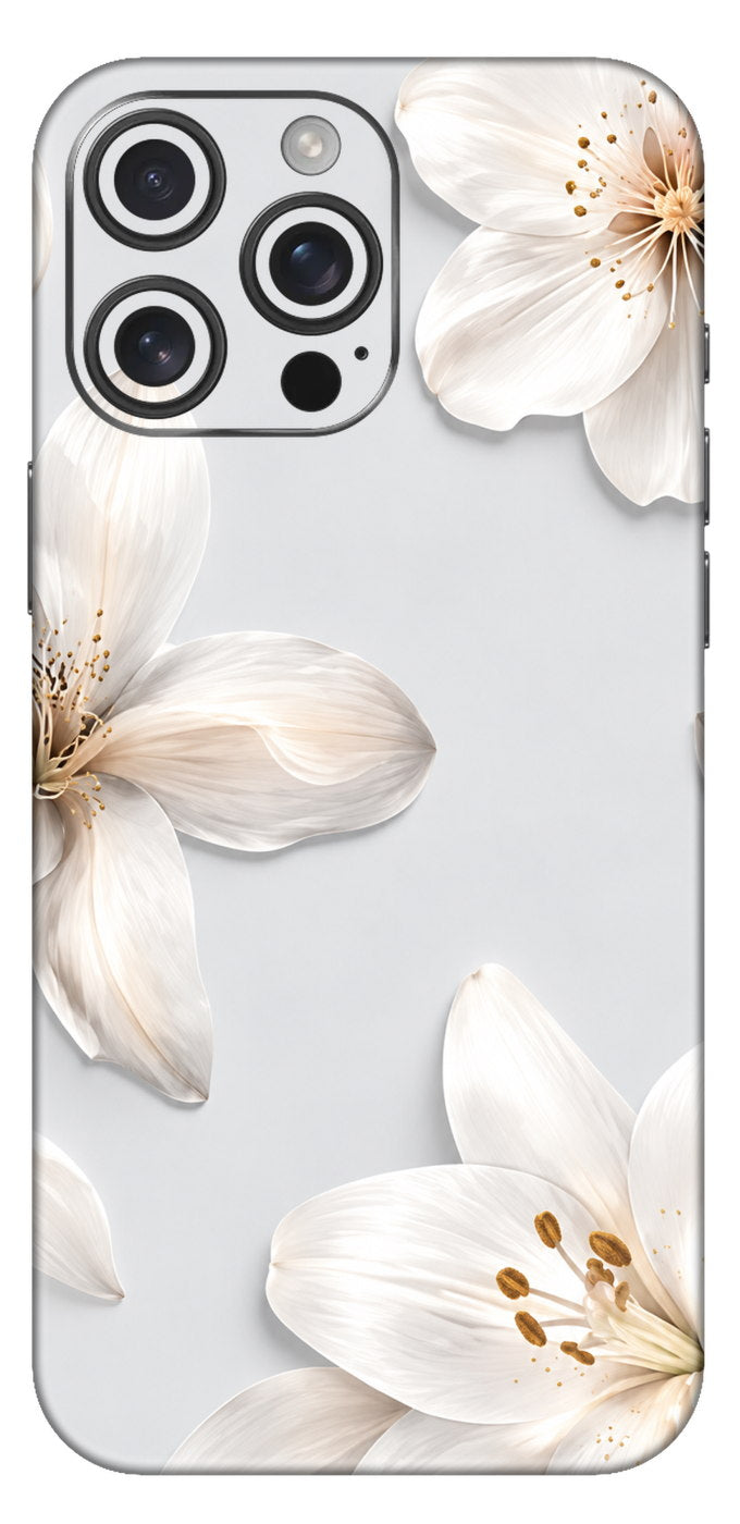 White Lily Mobile Skin