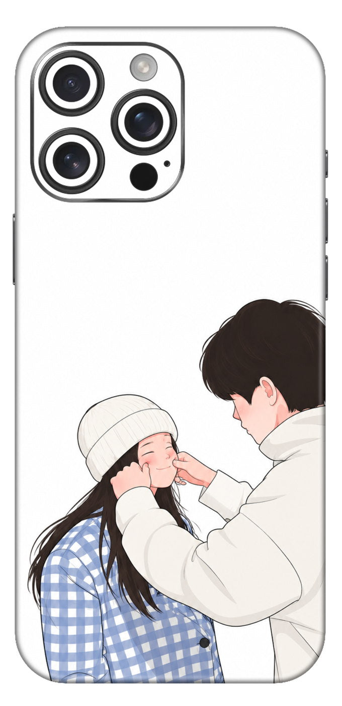 Winter Cheek Pinch Mobile Skin