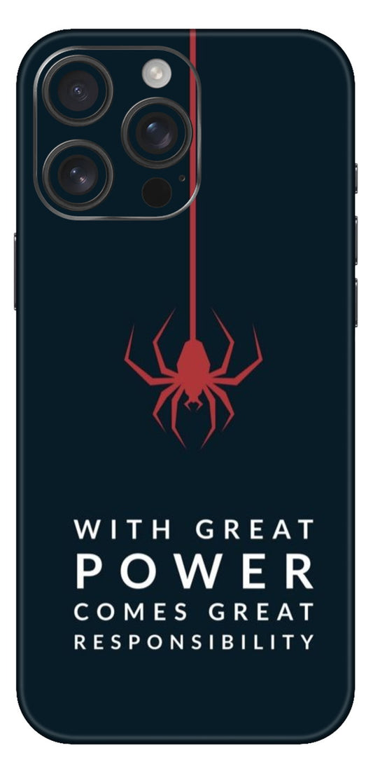 With Great Power Comes Great Responsibility Mobile Skin