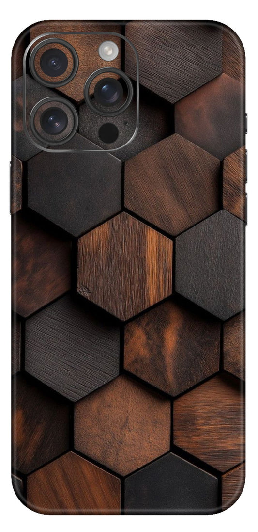 Wooden Abstract Mobile Skin