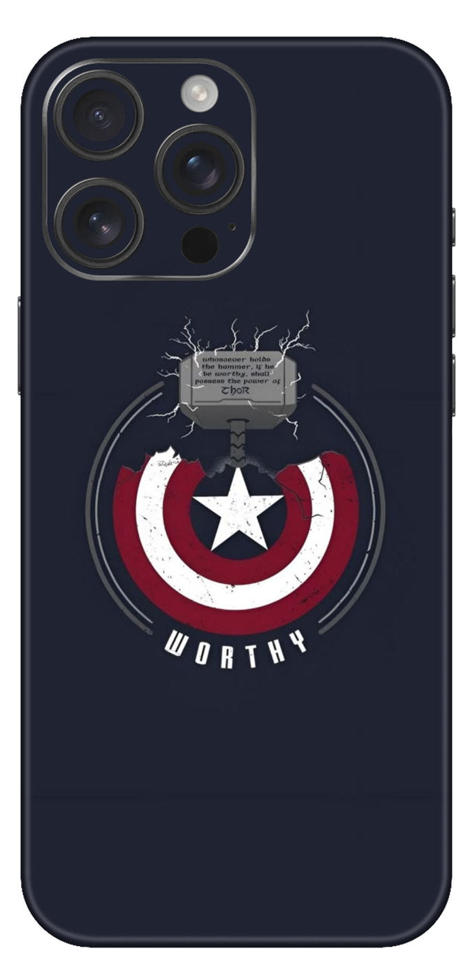 Worthy Holds Hammer Mobile Skin