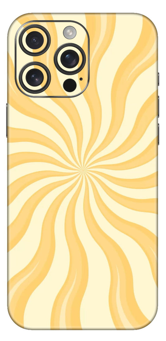 Yellow Lines Mobile Skin