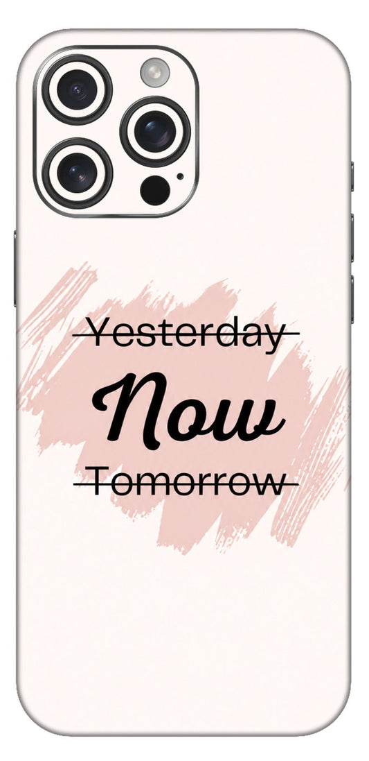 Yesterday Now Tomorrow Mobile Skin